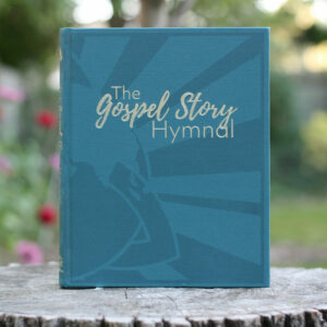 photo of the front cover of the gospel story hymnal
